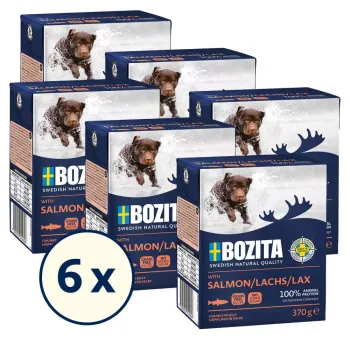 Bozita Happen in Gelee mit Lachs (6x 370g)